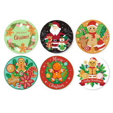 Charger l'image dans la galerie, Mini Série Peinture par Numéros - Disques Ø20cm (6 pièces) - Gourmandises de Noël Figured'Art