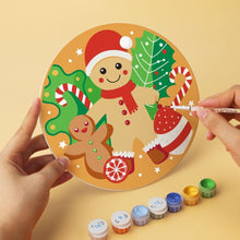 Charger l'image dans la galerie, Mini Série Peinture par Numéros - Disques Ø20cm (6 pièces) - Gourmandises de Noël