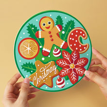 Charger l'image dans la galerie, Mini Série Peinture par Numéros - Disques Ø20cm (6 pièces) - Gourmandises de Noël