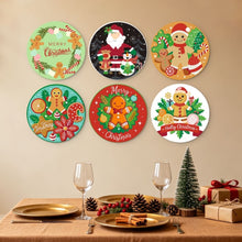 Charger l'image dans la galerie, Mini Série Peinture par Numéros - Disques Ø20cm (6 pièces) - Gourmandises de Noël