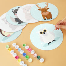 Charger l'image dans la galerie, Mini Série Peinture par Numéros - Disques Ø20cm (6 pièces) - Contes de la forêt