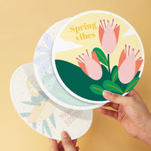 Charger l'image dans la galerie, Mini Série Peinture par Numéros - Disques Ø20cm (6 pièces) - Saisons fleuries