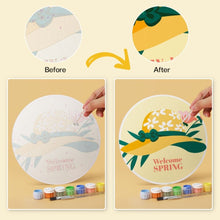 Charger l'image dans la galerie, Mini Série Peinture par Numéros - Disques Ø20cm (6 pièces) - Saisons fleuries