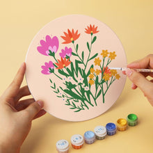 Charger l'image dans la galerie, Mini Série Peinture par Numéros - Disques Ø20cm (6 pièces) - Le jardin secret