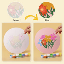 Charger l'image dans la galerie, Mini Série Peinture par Numéros - Disques Ø20cm (6 pièces) - Le jardin secret