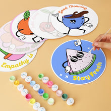Charger l'image dans la galerie, Mini Série Peinture par Numéros - Disques Ø20cm (6 pièces) - Esprit ensoleillé