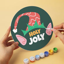 Charger l'image dans la galerie, Mini Série Peinture par Numéros - Disques Ø20cm (6 pièces) - Joie de Noël 2
