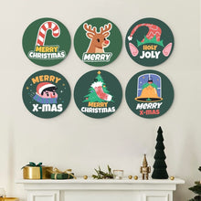 Charger l'image dans la galerie, Mini Série Peinture par Numéros - Disques Ø20cm (6 pièces) - Joie de Noël 2