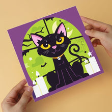 Charger l'image dans la galerie, Mini Série Peinture par Numéros 20x20cm (6 pièces) - Halloween des chats noirs