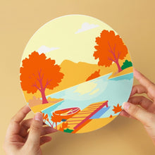 Charger l'image dans la galerie, Mini Série Peinture par Numéros - Disques Ø20cm (6 pièces) - Paysages rêveurs 1