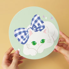 Charger l'image dans la galerie, Mini Série Peinture par Numéros - Disques Ø20cm (6 pièces) - Rubans et chats