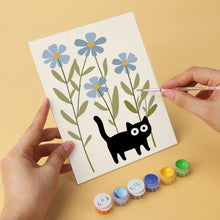 Charger l'image dans la galerie, Mini Série Peinture par Numéros 15x20cm (6 pièces) - Chats noirs curieux