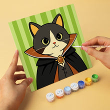 Charger l'image dans la galerie, Mini Série Peinture par Numéros 20x20cm (6 pièces) - Chats fantastiques