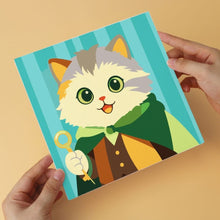 Charger l'image dans la galerie, Mini Série Peinture par Numéros 20x20cm (6 pièces) - Chats fantastiques