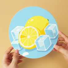 Charger l'image dans la galerie, Mini Série Peinture par Numéros - Disques Ø20cm (6 pièces) - Fruits givrés
