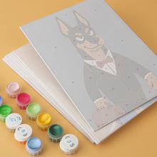 Charger l'image dans la galerie, Mini Série Peinture par Numéros 15x20cm (6 pièces) - Chiens élégants