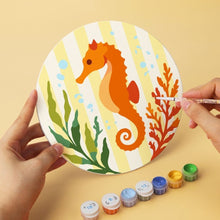 Charger l'image dans la galerie, Mini Série Peinture par Numéros - Disques Ø20cm (6 pièces) - Vie marine