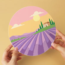 Charger l'image dans la galerie, Mini Série Peinture par Numéros - Disques Ø20cm (6 pièces) - Paysages rêveurs 2