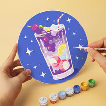 Charger l'image dans la galerie, Mini Série Peinture par Numéros - Disques Ø20cm (6 pièces) - Cocktails d'Été