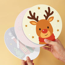 Charger l'image dans la galerie, Mini Série Peinture par Numéros - Disques Ø20cm (6 pièces) - Murmures de Noël