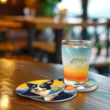 Charger l&#39;image dans la galerie, Peinture par numéros Dessous de Verre 15cm (6 pièces) - Chiens Mignons