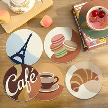 Charger l'image dans la galerie, Peinture par numéros Dessous de Verre 10cm (6 pièces) - Café de Paris