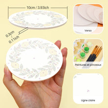 Charger l'image dans la galerie, Peinture par numéros Dessous de Verre 10cm (6 pièces) - Jardin de Citrons