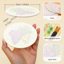 Charger l'image dans la galerie, Peinture par numéros Dessous de Verre 10cm (6 pièces) - Apéritif Méditerranéen