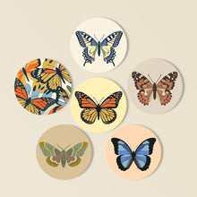 Charger l'image dans la galerie, Peinture par numéros Dessous de Verre 10cm (6 pièces) - Ailes du Printemps Figured'Art
