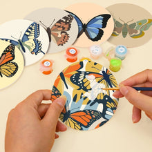 Charger l'image dans la galerie, Peinture par numéros Dessous de Verre 10cm (6 pièces) - Ailes du Printemps