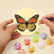 Charger l'image dans la galerie, Peinture par numéros Dessous de Verre 10cm (6 pièces) - Ailes du Printemps
