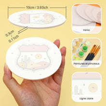Charger l'image dans la galerie, Peinture par numéros Dessous de Verre 10cm (6 pièces) - Voyage dans le Désert