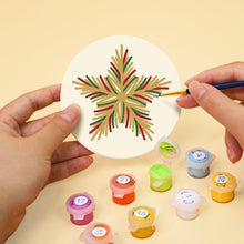 Charger l'image dans la galerie, Peinture par numéros Dessous de Verre 10cm (6 pièces) - Magie de Noël