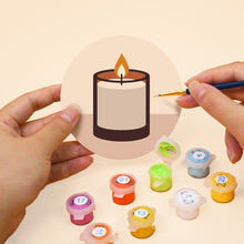 Charger l'image dans la galerie, Peinture par numéros Dessous de Verre 10cm (6 pièces) - Rituels douillets