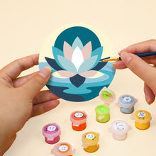 Charger l'image dans la galerie, Peinture par numéros Dessous de Verre 10cm (6 pièces) - Équilibre zen