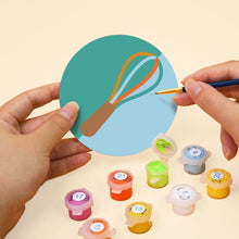 Charger l'image dans la galerie, Peinture par numéros Dessous de Verre 10cm (6 pièces) - Amateurs de desserts