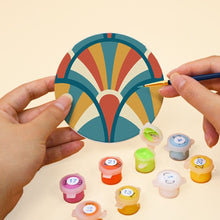 Charger l'image dans la galerie, Peinture par numéros Dessous de Verre 10cm (6 pièces) - Harmonie Art déco