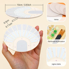 Charger l'image dans la galerie, Peinture par numéros Dessous de Verre 10cm (6 pièces) - Harmonie Art déco