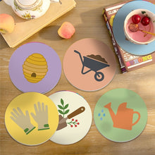 Charger l'image dans la galerie, Peinture par numéros Dessous de Verre 10cm (6 pièces) - Essentiels de jardin