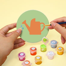 Charger l'image dans la galerie, Peinture par numéros Dessous de Verre 10cm (6 pièces) - Essentiels de jardin