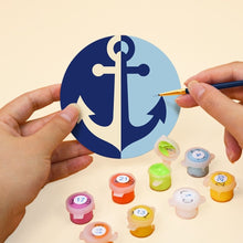 Charger l'image dans la galerie, Peinture par numéros Dessous de Verre 10cm (6 pièces) - Esprit de navigation