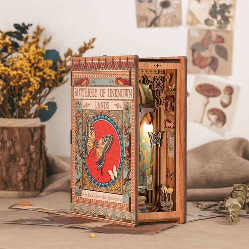 Book Nook - Kit DIY Papillon des Terres Inconnues