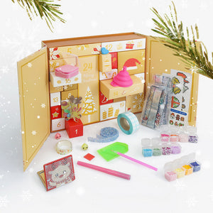 Calendrier Avent Bijoux 2025 Filles - 24 Surprises DIY Bracelets Colliers Noël 6-16 Ans