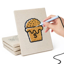 Charger l'image dans la galerie, Punch Needle Kit (4 pièces) avec cadres - Passion Desserts 1