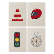 Charger l'image dans la galerie, Punch Needle Kit (4 pièces) avec cadres - Icônes Urbaines 1 Figured'Art