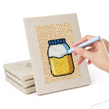 Charger l'image dans la galerie, Punch Needle Kit (4 pièces) avec cadres - Pause Snacks 1