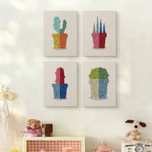 Charger l'image dans la galerie, Punch Needle Kit (4 pièces) avec cadres - Plantes Colorées