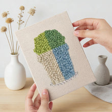 Charger l'image dans la galerie, Punch Needle Kit (4 pièces) avec cadres - Plantes Colorées