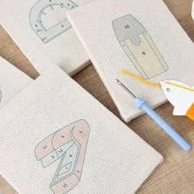 Charger l'image dans la galerie, Punch Needle Kit (4 pièces) avec cadres - Papeterie Kawaii 1