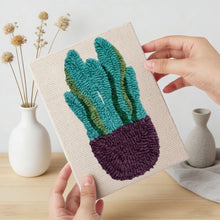 Charger l'image dans la galerie, Punch Needle Kit (4 pièces) avec cadres - Collection Plantes Désertiques